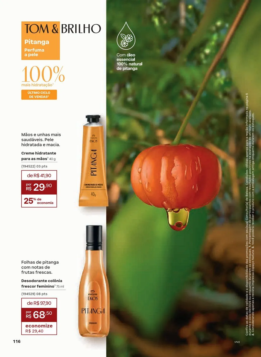 Encarte de NATURA 1 de abril até 30 de abril 2026 - Pagina 116