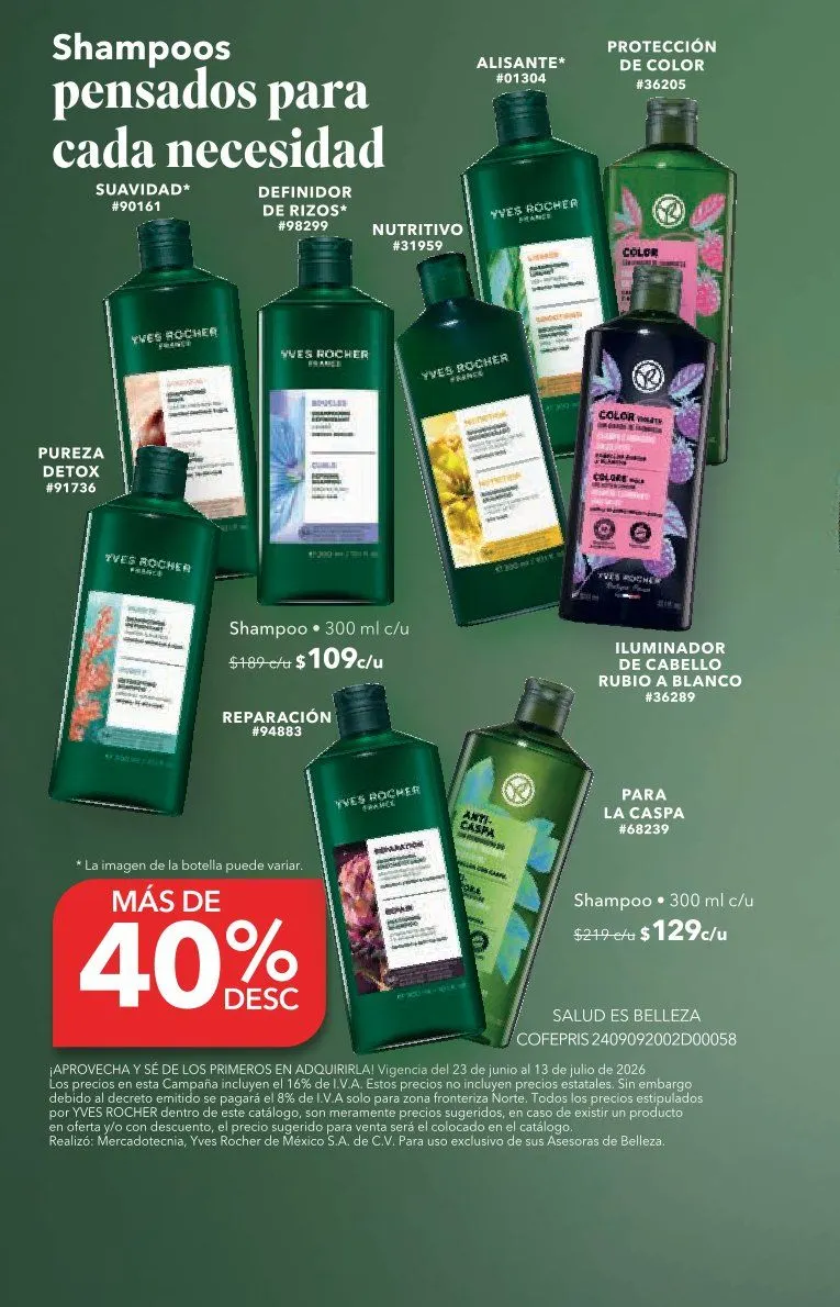 Catálogo de  Yves Rocher Ofertas 23 de junio al 13 de julio 2026 - Pagina 120