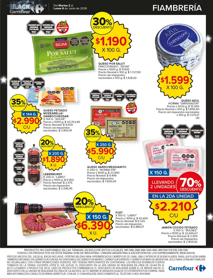 Ofertas de  CARREFOUR Ofertas 2 de junio al 8 de junio 2026 - Página 12 del catálogo