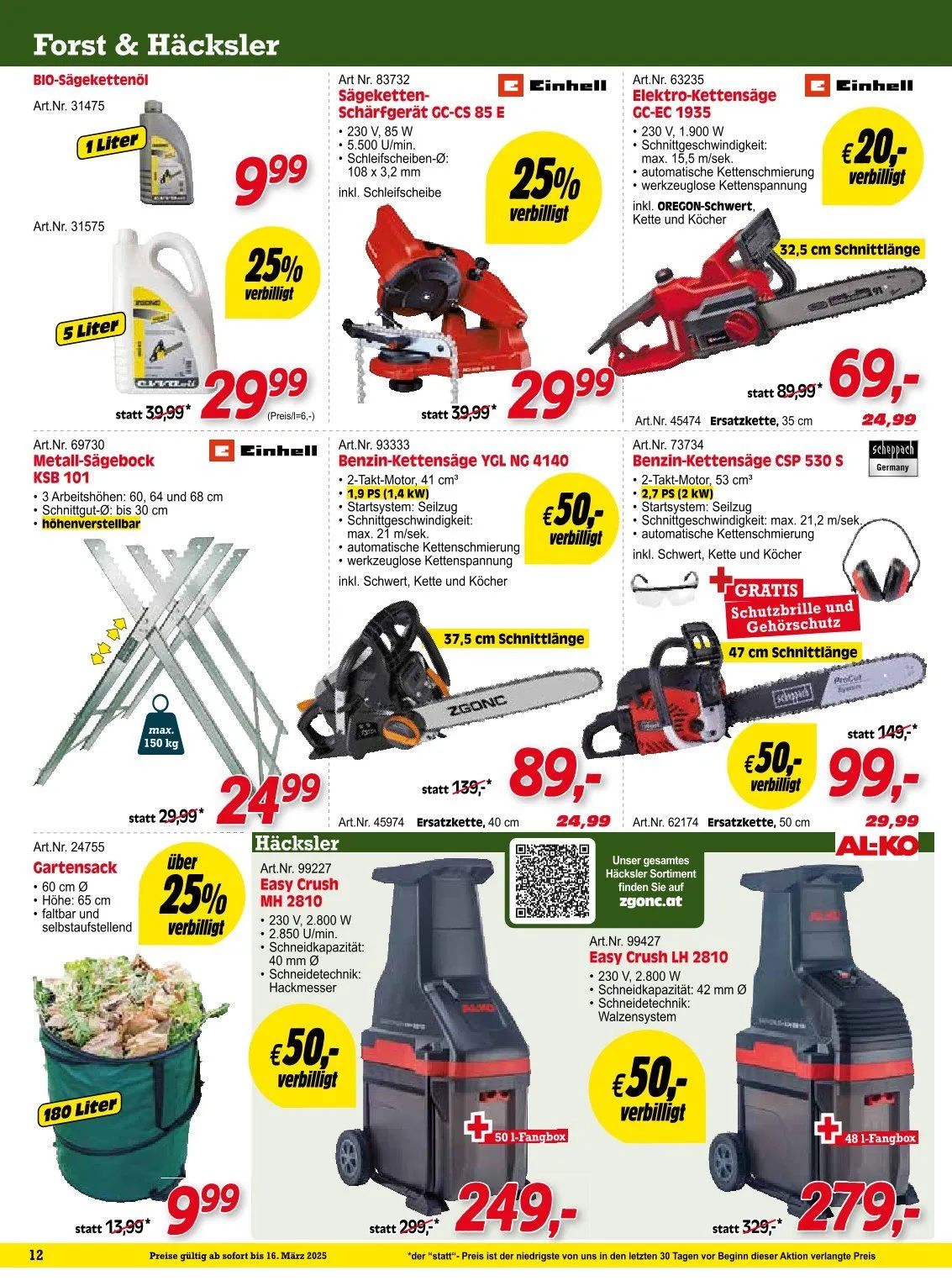 Zgonc Flugblatt  von 5. März bis 16. März 2025 - Flugblätt seite  12