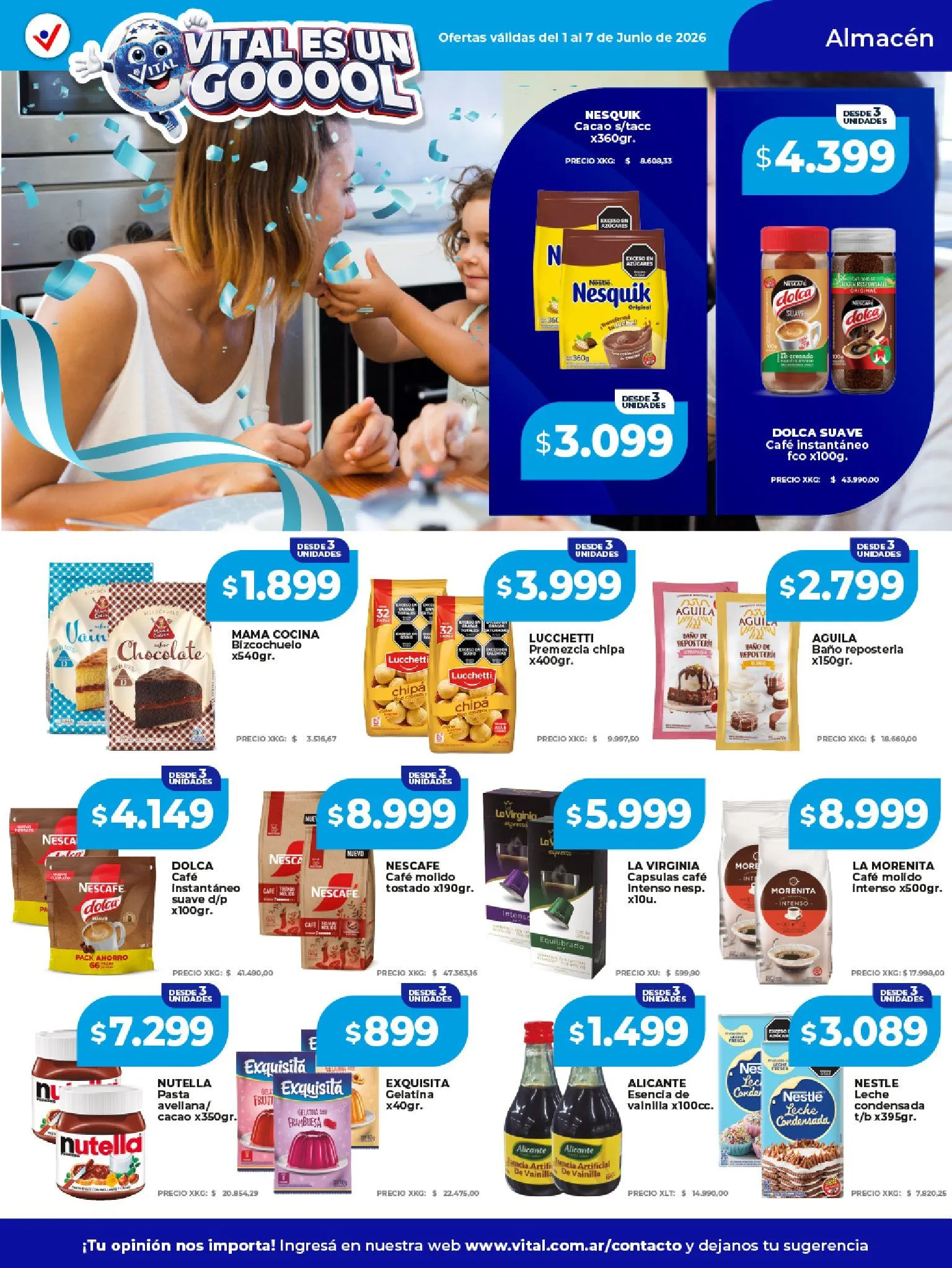 Ofertas de Vital Ofertas 1 de junio al 7 de junio 2026 - Página 12 del catálogo