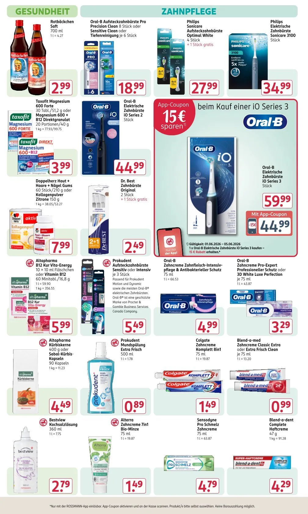 Rossmann Prospekte von 1. Juni bis 6. Juni 2026 - Prospekt seite 12
