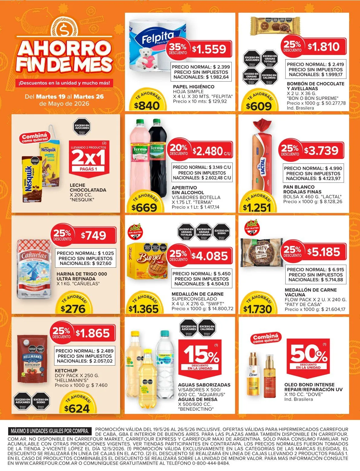 Ofertas de  Ofertas Carrefour  19 de mayo al 26 de mayo 2026 - Página 12 del catálogo