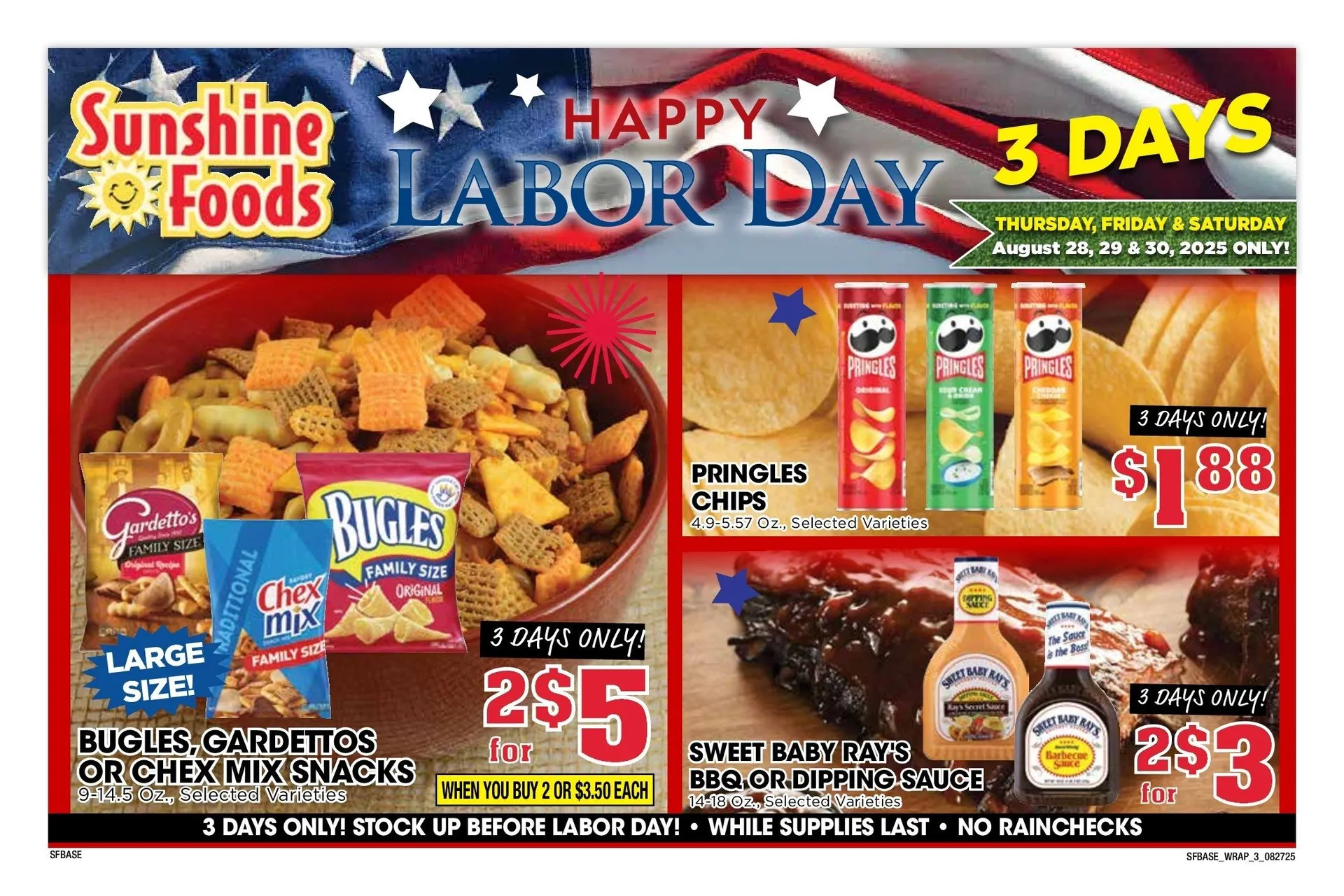 Weekly ad Sunshine Foods Sales from August 27 to September 2 2025 - Page 1