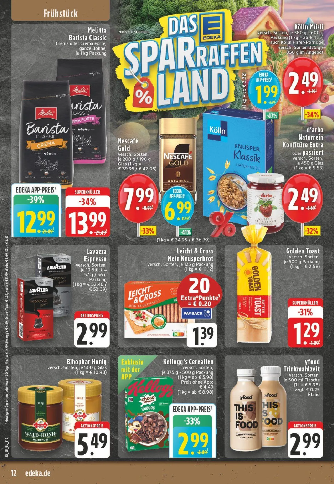 Edeka Angebote von 18. Oktober bis 25. Oktober 2025 - Prospekt seite 12