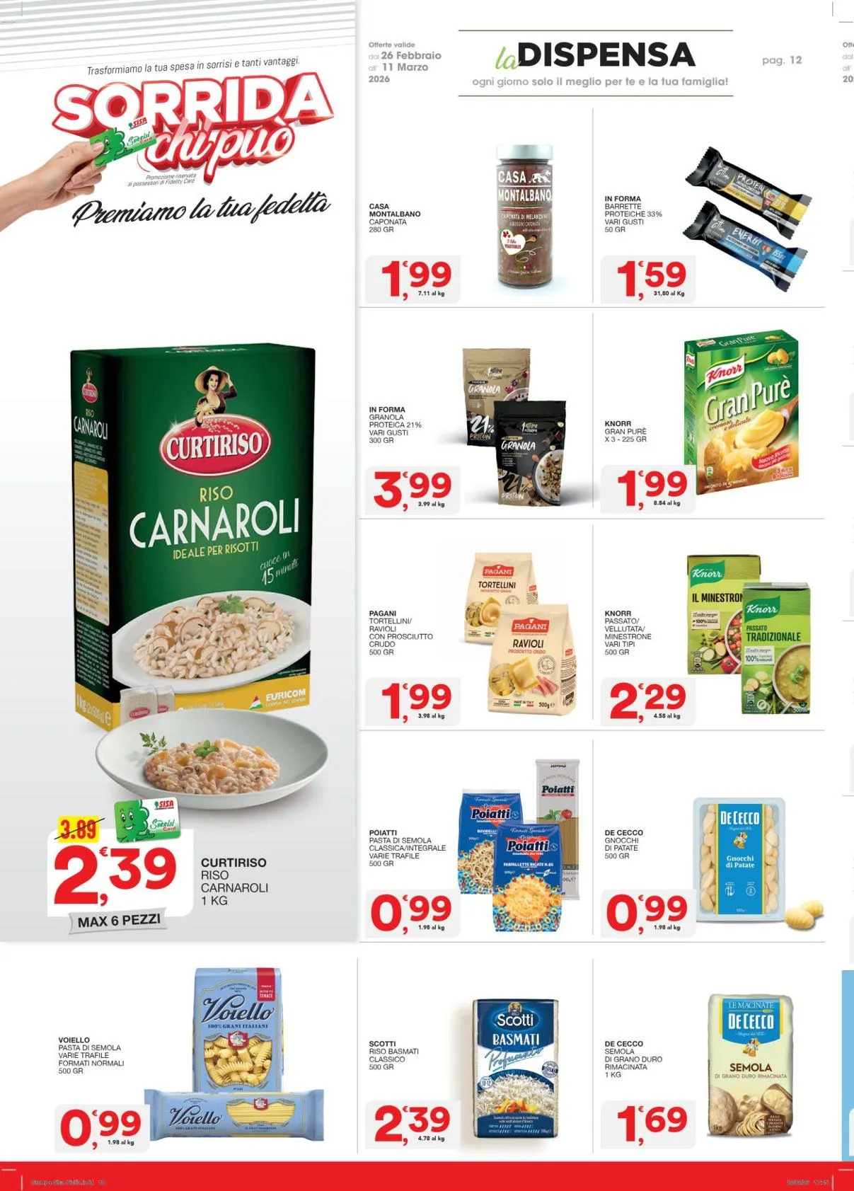 Volantini Sisa da 26 febbraio a 11 marzo di 2026 - Pagina del volantino 12