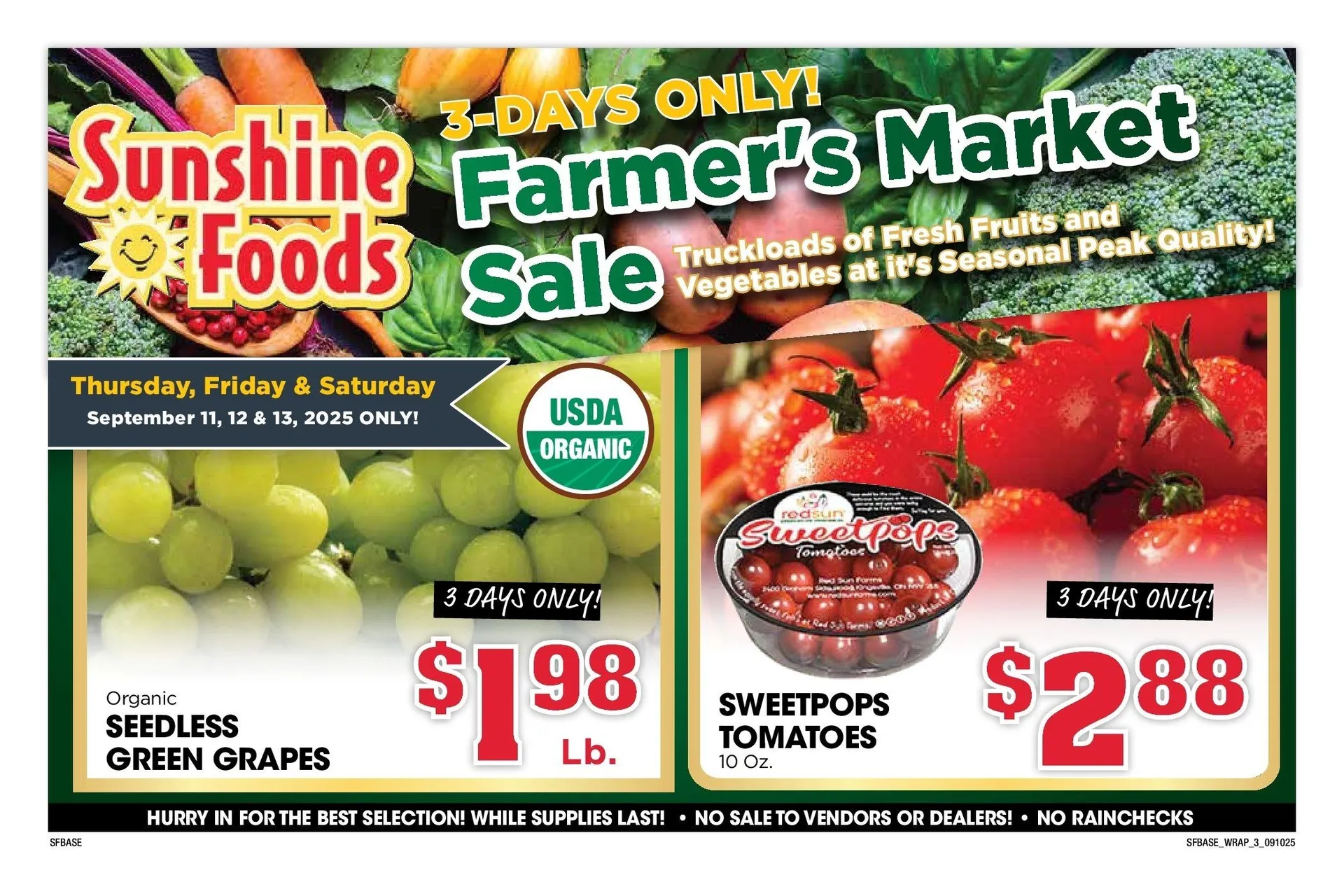 Weekly ad Sunshine Foods Sales from September 10 to September 17 2025 - Page 11