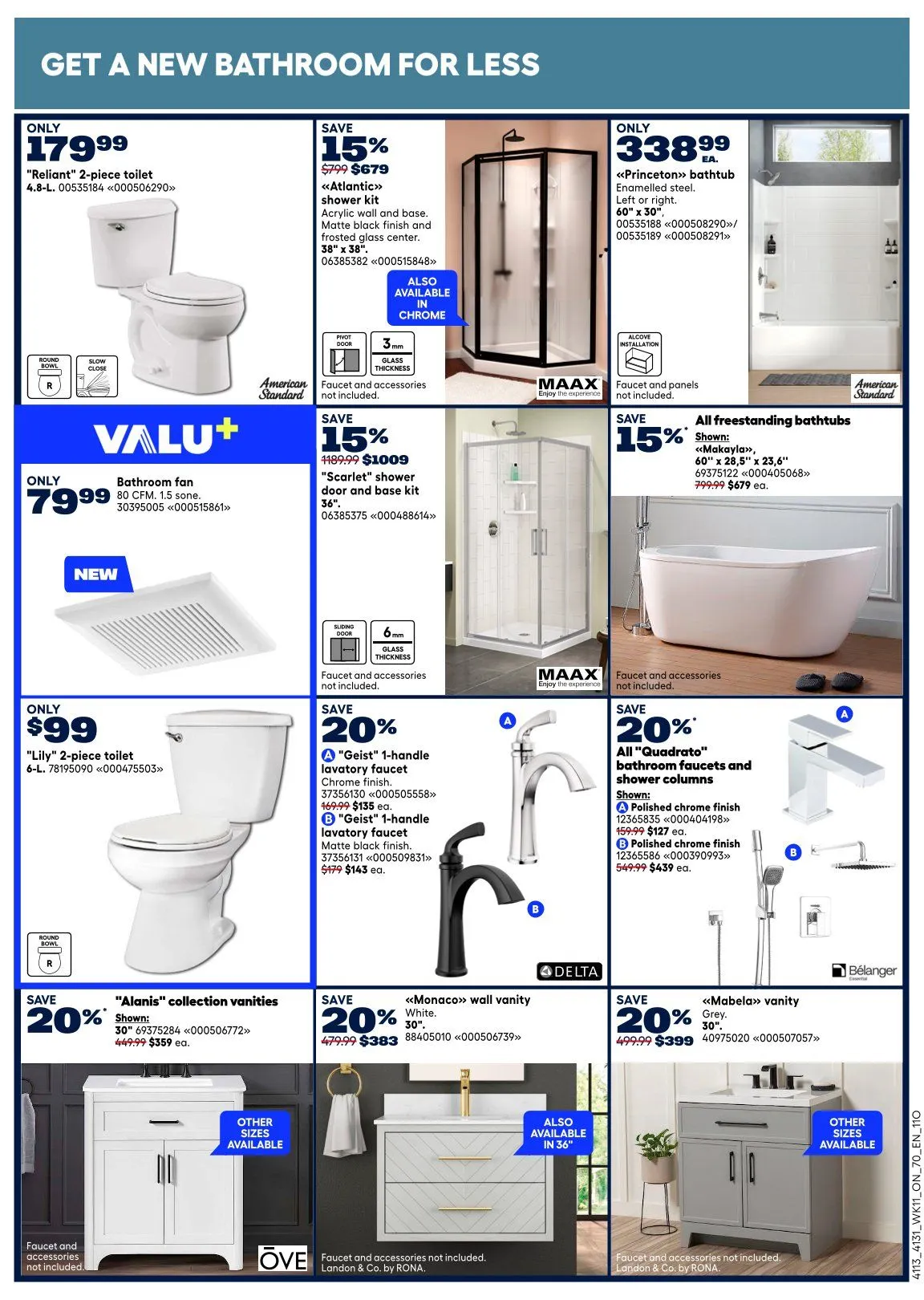 RONA Sales from April 9 to April 15 2026 - flyer page 12