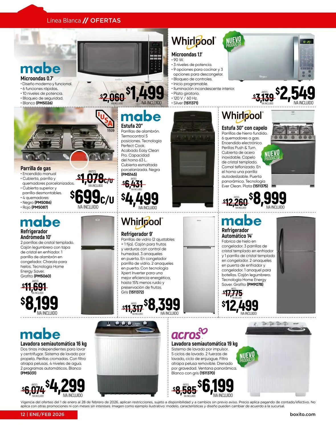Catálogo de Boxito Ofertas 1 de enero al 28 de febrero 2026 - Pagina 12