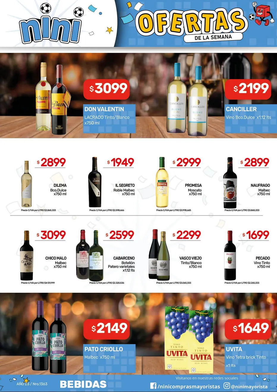 Ofertas de  Ofertas Nini Mayorista 8 de junio al 14 de junio 2026 - Página 12 del catálogo
