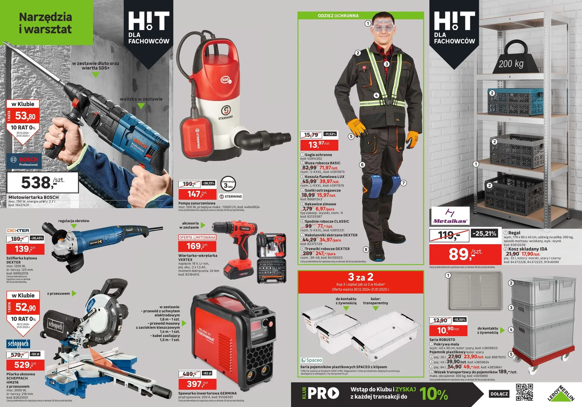 Gazetka Leroy Merlin Oferty od 2 stycznia do 21 stycznia 2025 - Strona 12