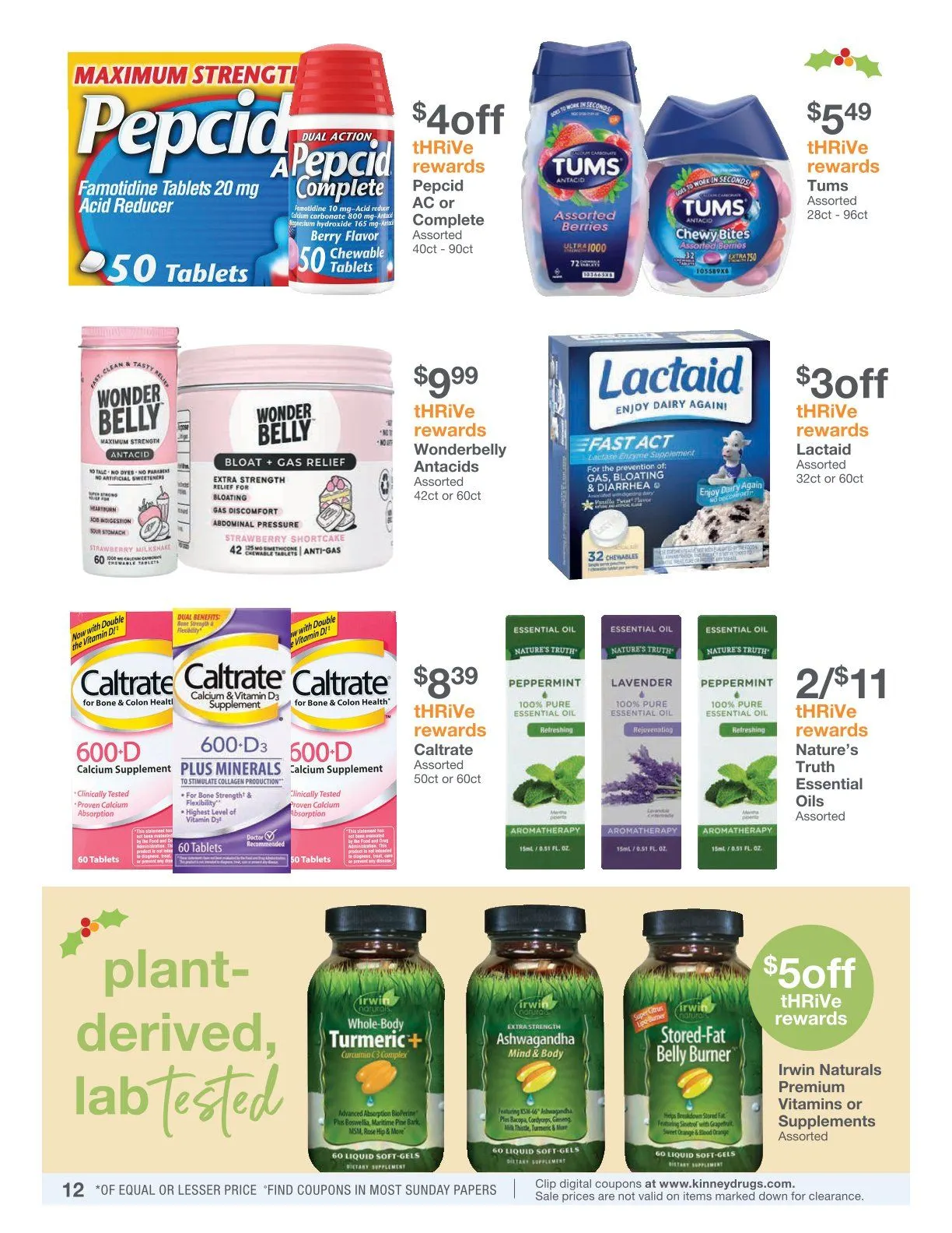 Weekly ad Kinney Drugs Sales from December 1 to December 28 2024 - Page 12