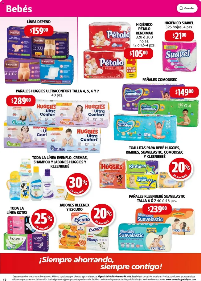 Catálogo de Farmacia Guadalajara catálogo 15 de enero al 31 de enero 2026 - Pagina 12