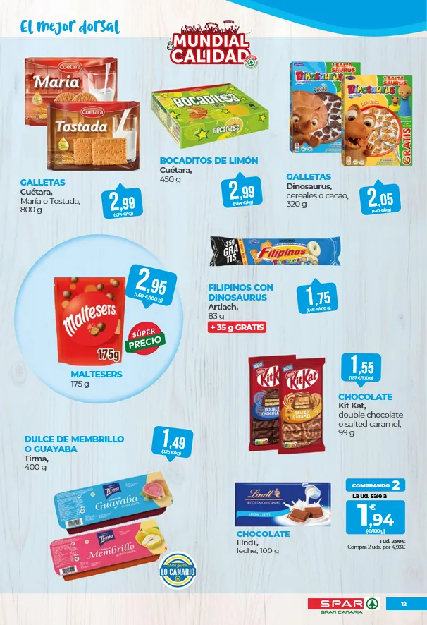 Catálogo de SPAR Gran Canaria Ofertas 12 de junio al 25 de junio 2026 - Página 12