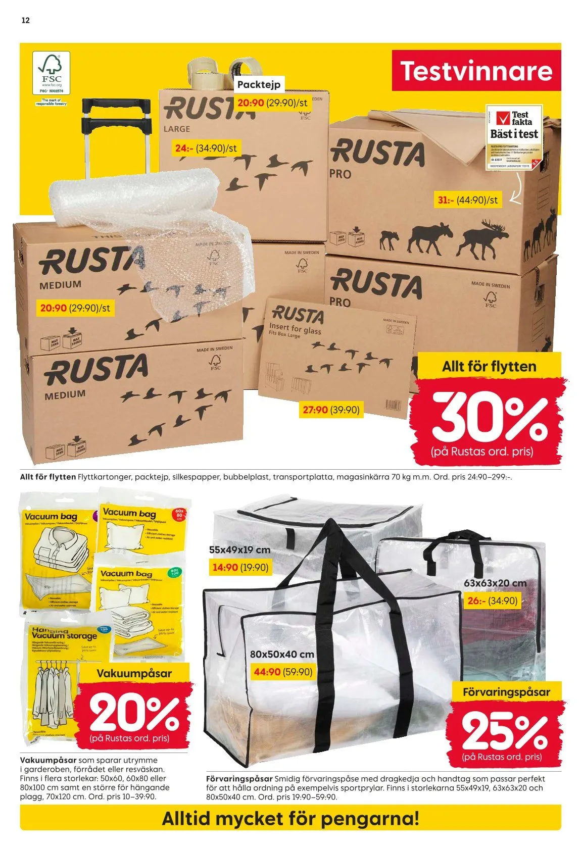 Senaste Rusta erbjudanden från 18 maj till 24 maj 2026 - Reklamblad sidor 12