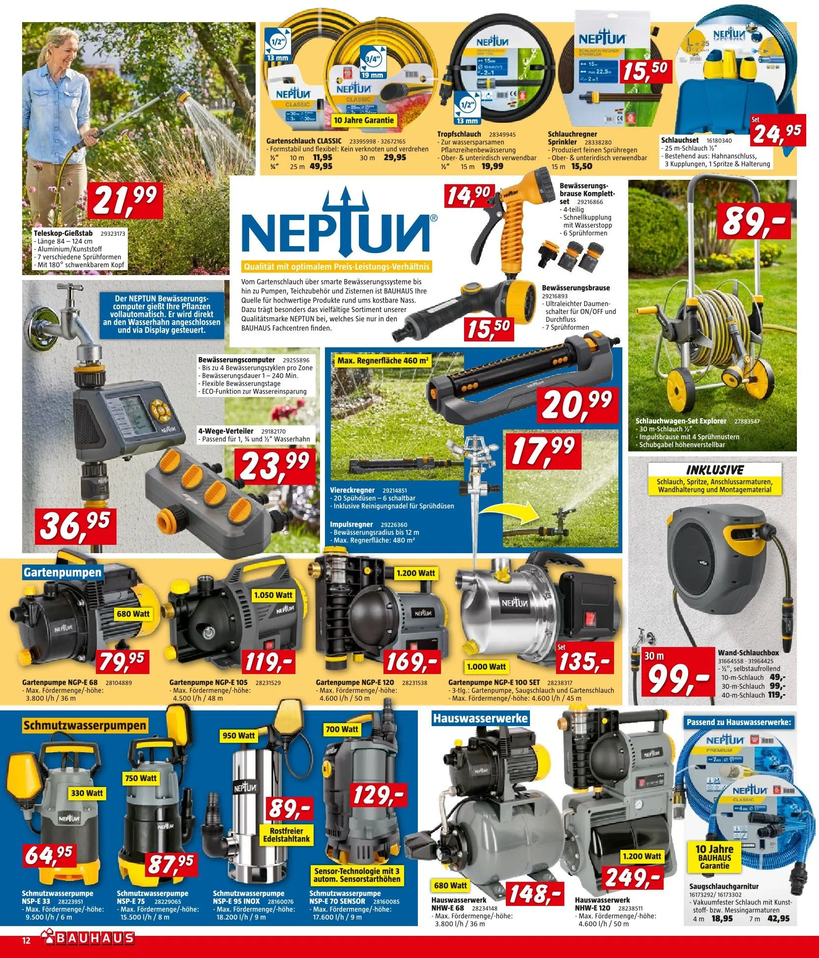 Bauhaus Deals von 30. Juni bis 14. Juli 2026 - Flugblätt seite 12