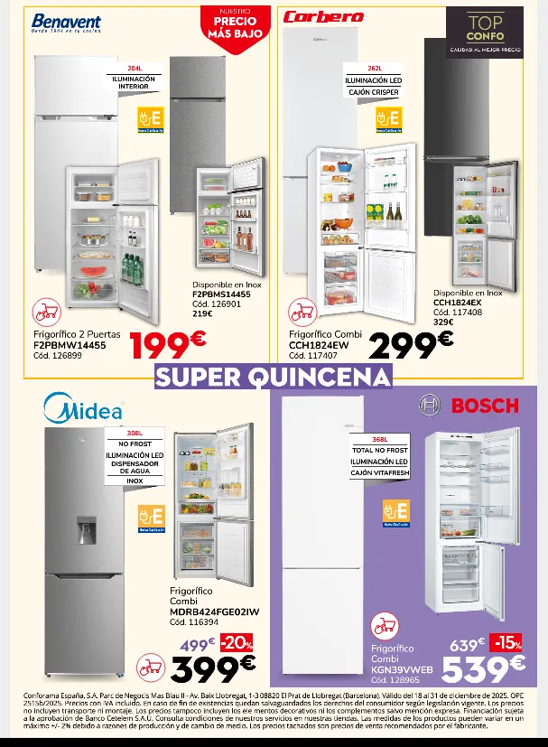 Volantini Conforama da 18 dicembre a 31 dicembre di 2025 - Pagina del volantino 12