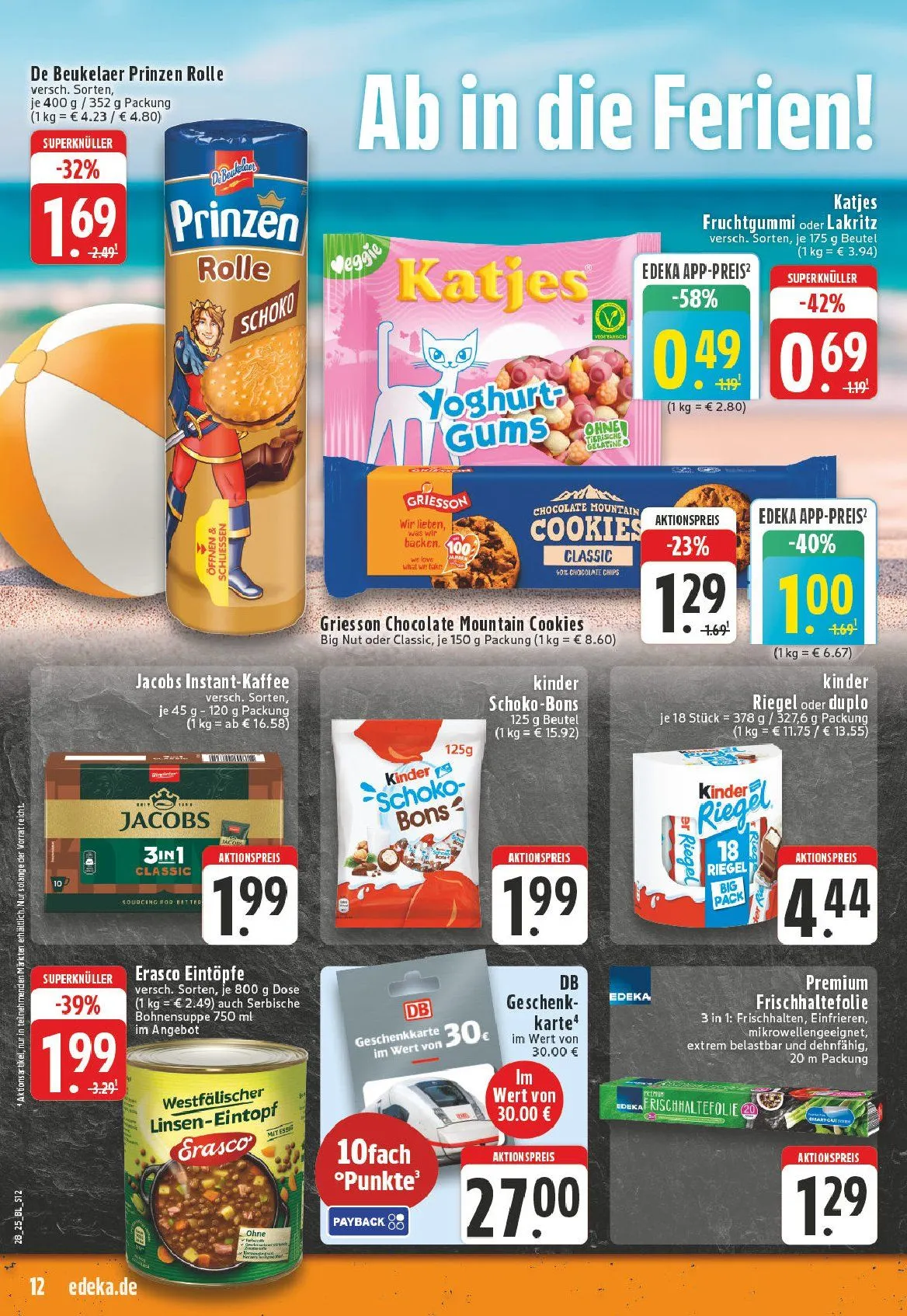  Edeka Prospekte  von 7. Juli bis 12. Juli 2025 - Prospekt seite 12