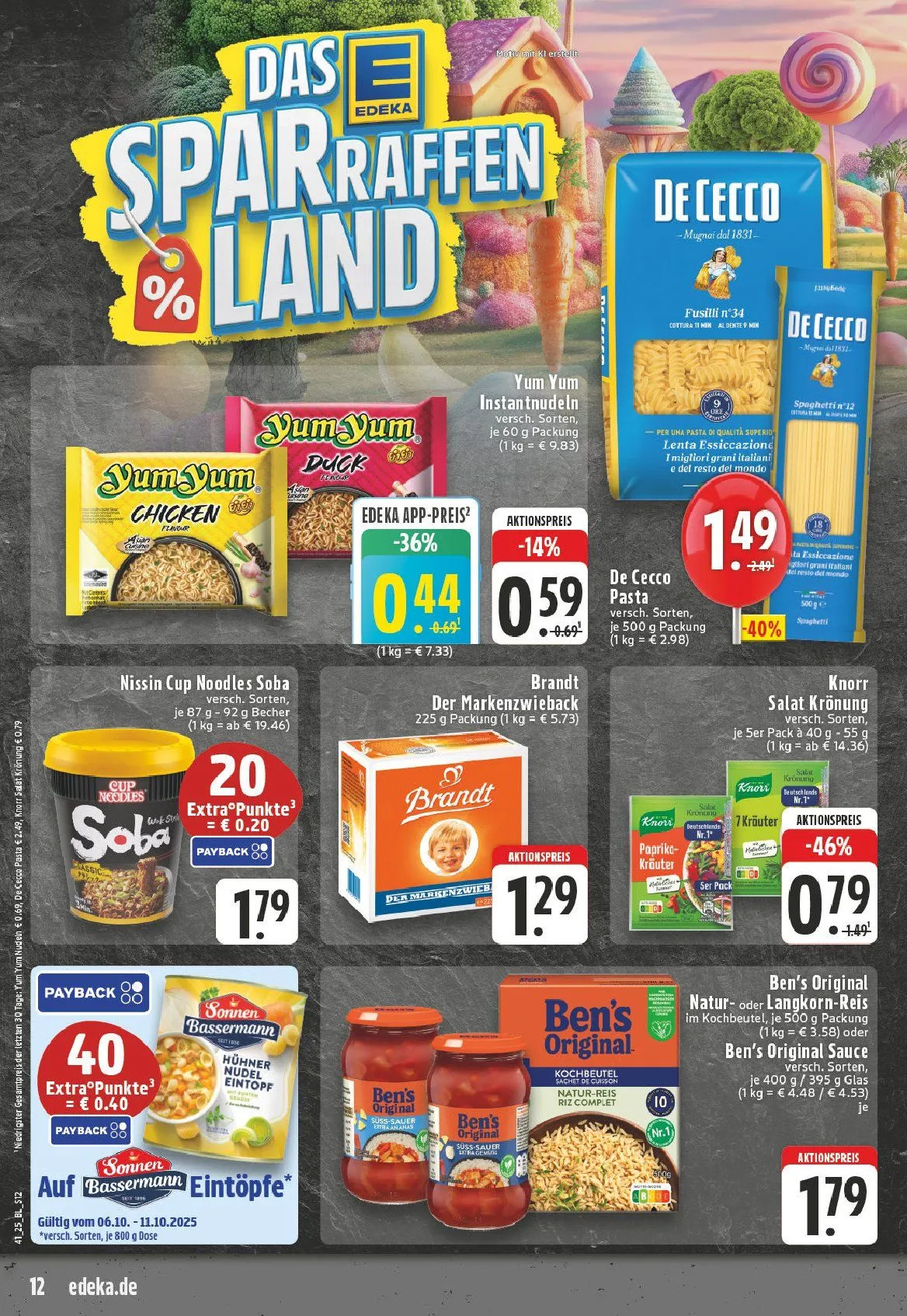Edeka Prospekte von 5. Oktober bis 10. Oktober 2025 - Prospekt seite 12
