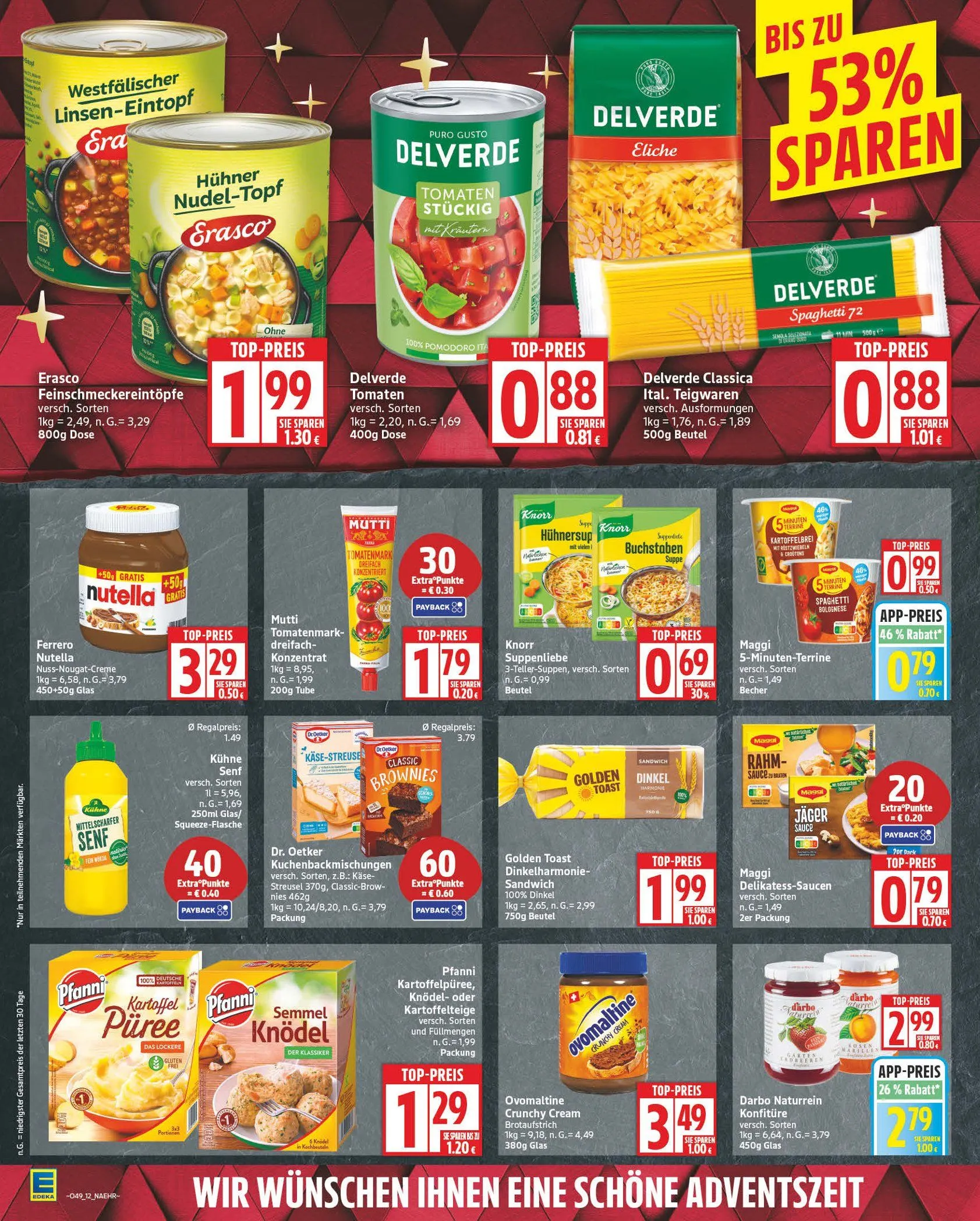 Edeka Sales von 1. Dezember bis 6. Dezember 2025 - Prospekt seite 12