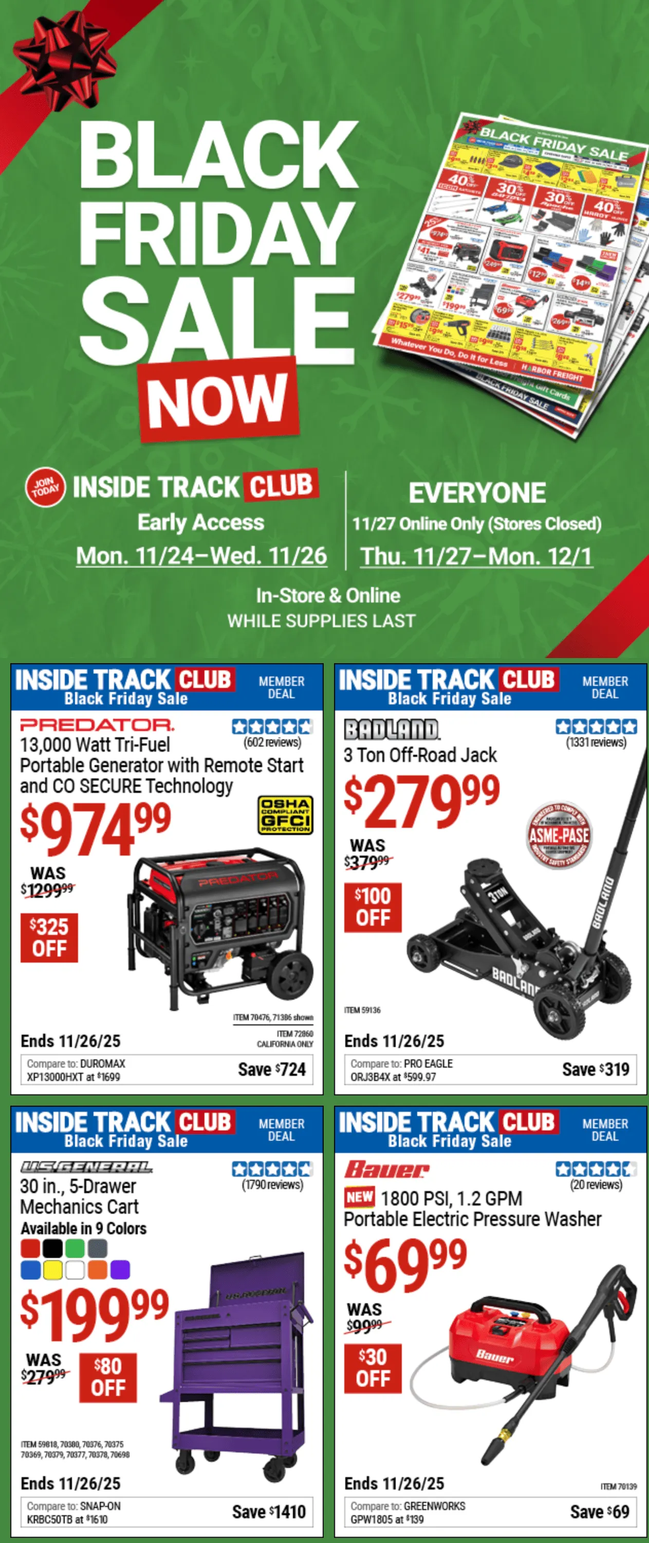Weekly ad Black friday deals from November 27 to December 1 2025 - Page 1