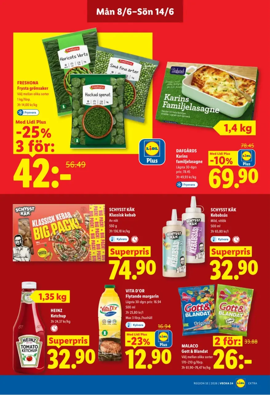 Lidl  från 8 juni till 14 juni 2026 - Reklamblad sidor 12