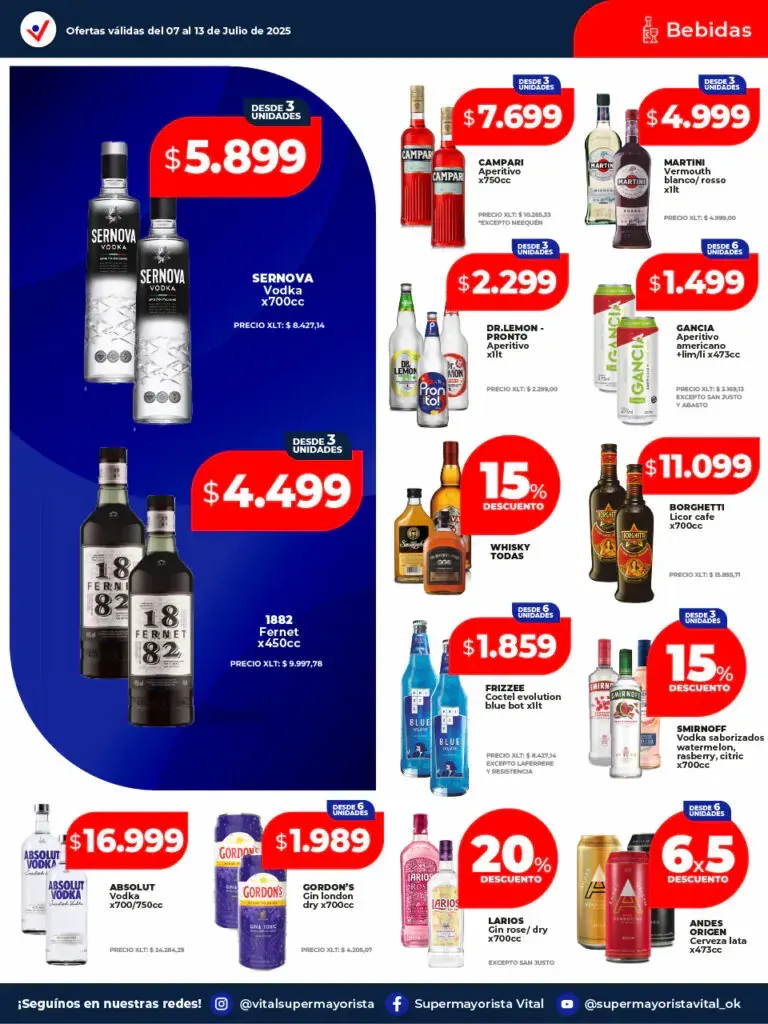Ofertas de Ofertas Vital  7 de julio al 13 de julio 2025 - Página 13 del catálogo