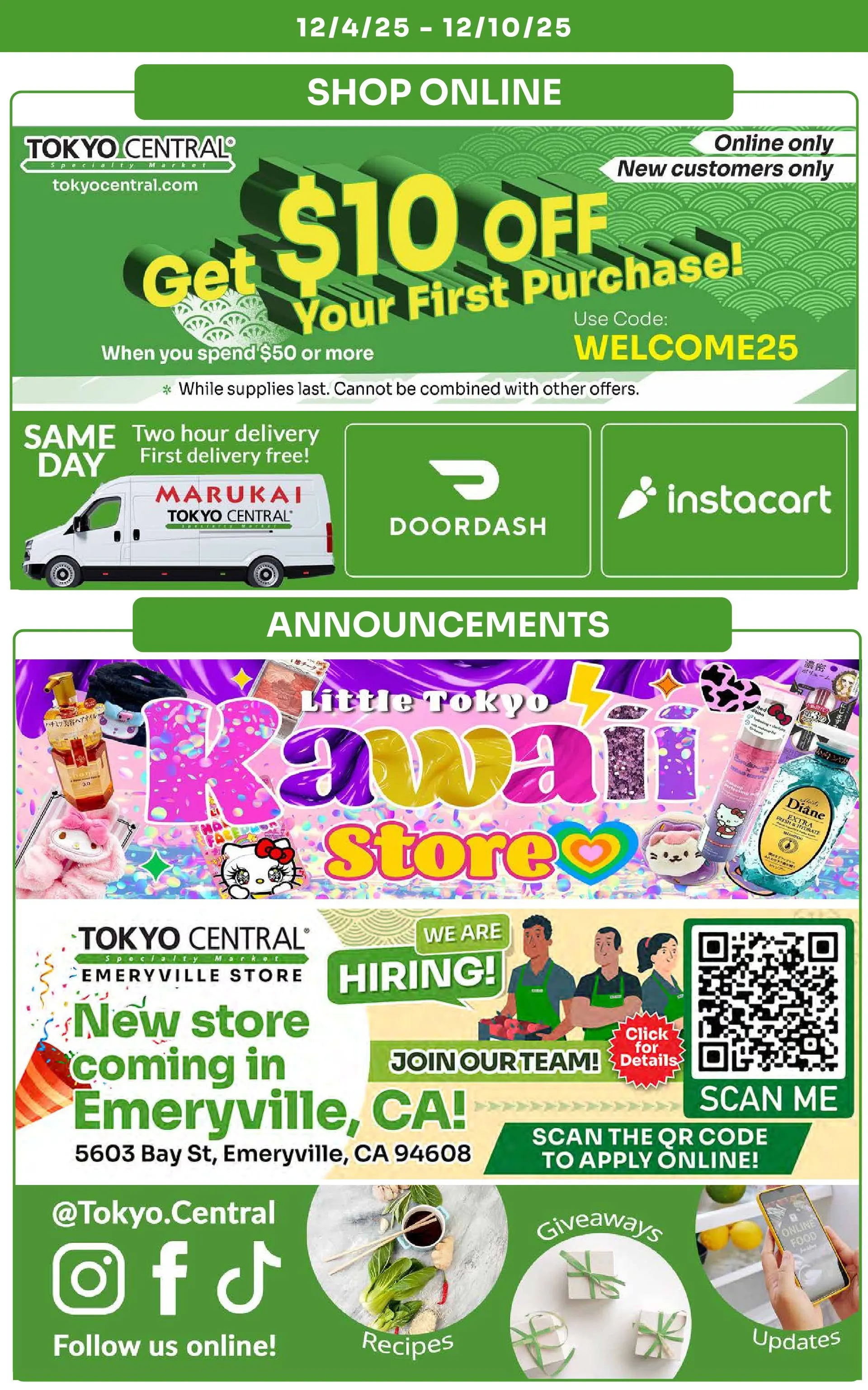 Weekly ad Tokyo Central Specialty Market Sales from December 4 to December 10 2025 - Page 12