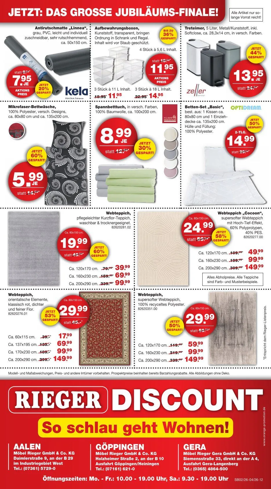 Möbel Riege von 12. Januar bis 26. Januar 2026 - Prospekt seite 12