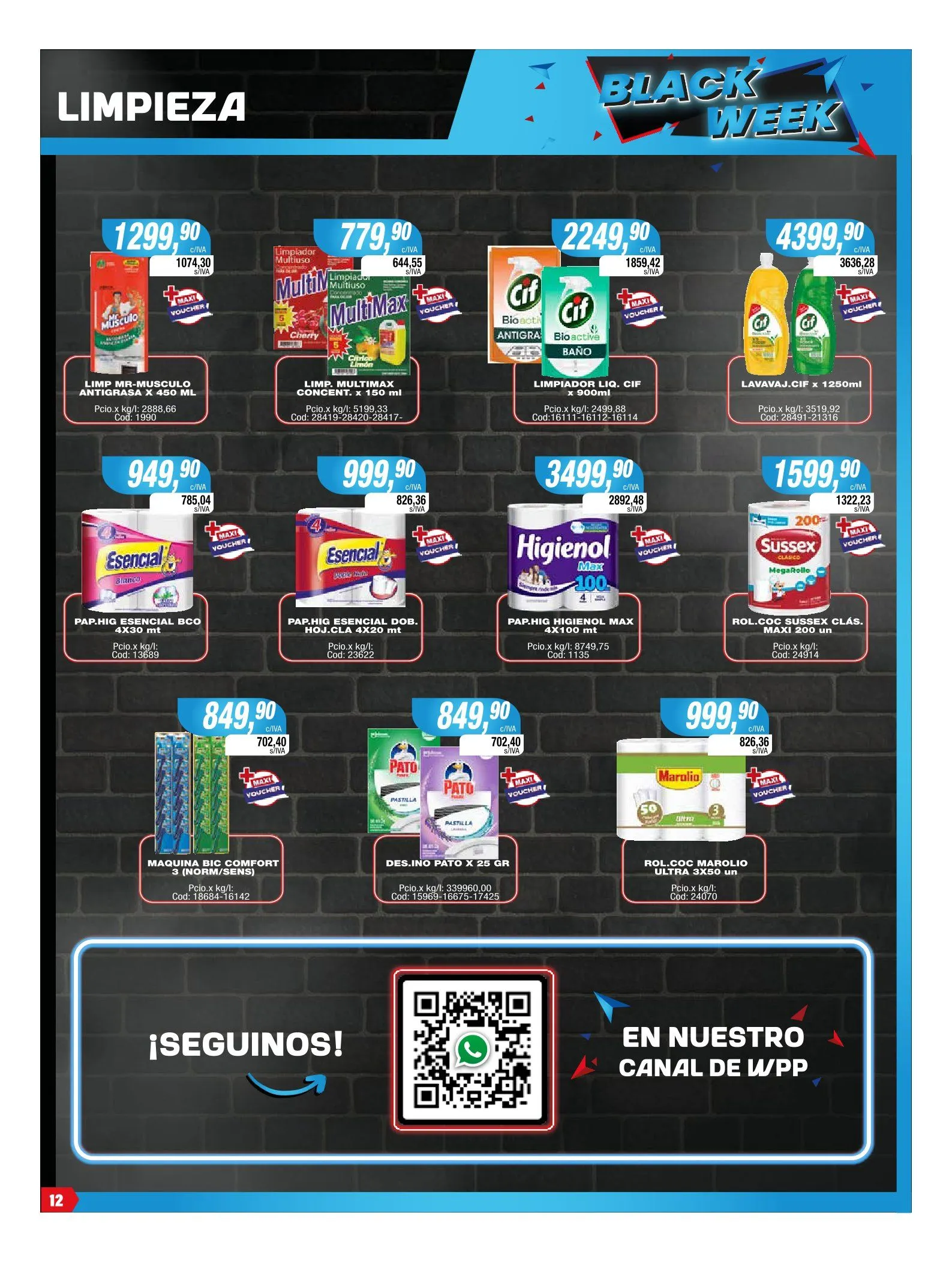 Ofertas de Maxiconsumo Ofertas 19 de mayo al 25 de mayo 2025 - Página 12 del catálogo