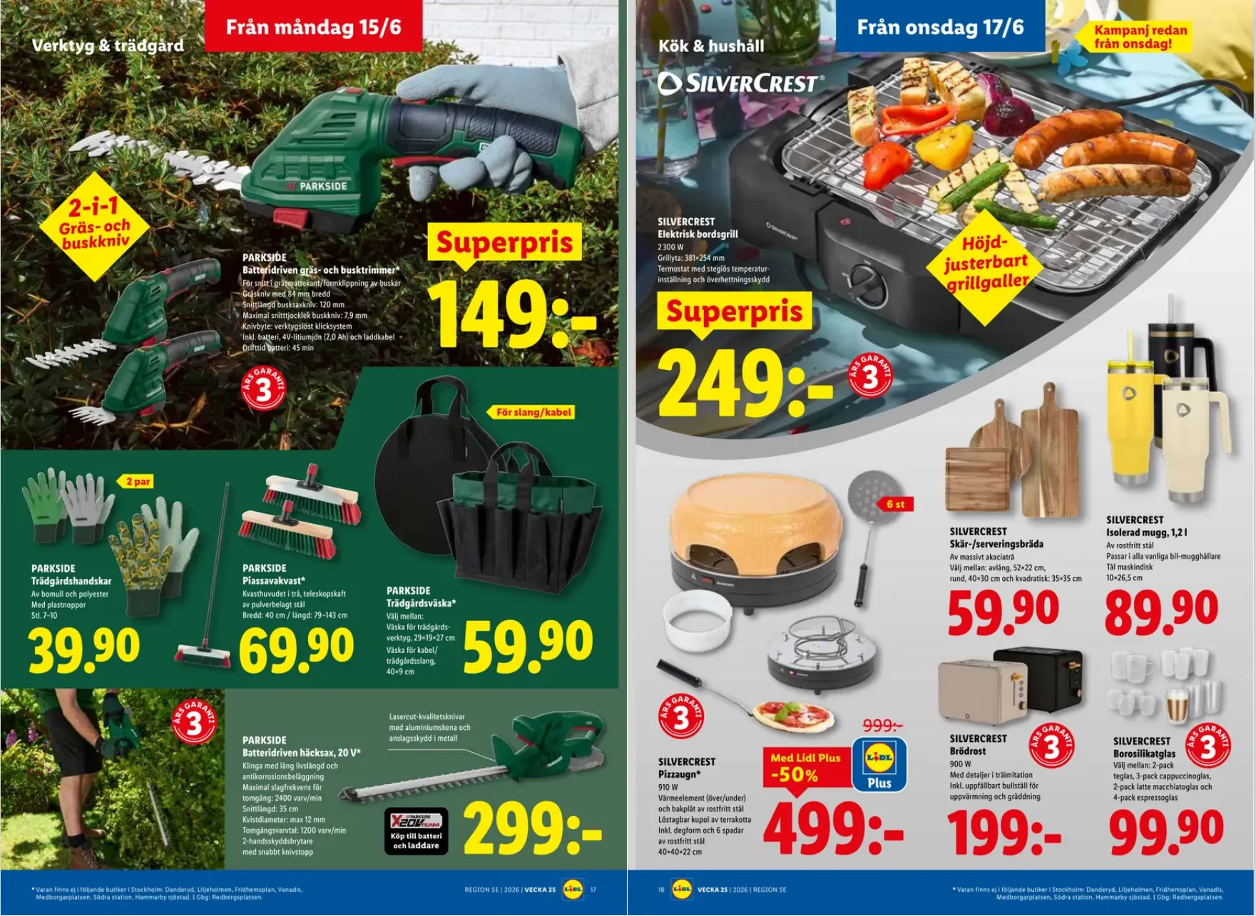 Senaste Lidl erbjudanden från 15 juni till 21 juni 2026 - Reklamblad sidor 12