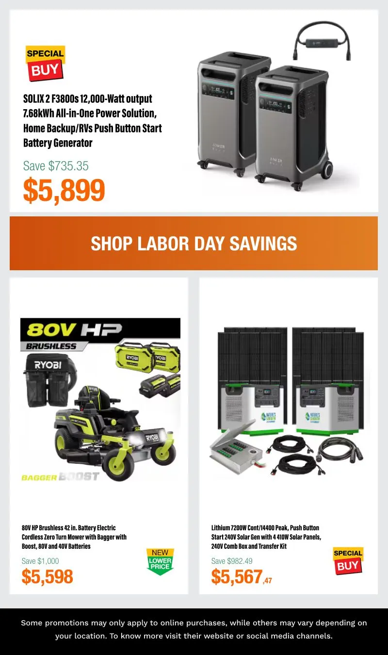 Weekly ad The Home Depot Labor Day from August 25 to September 10 2025 - Page 11