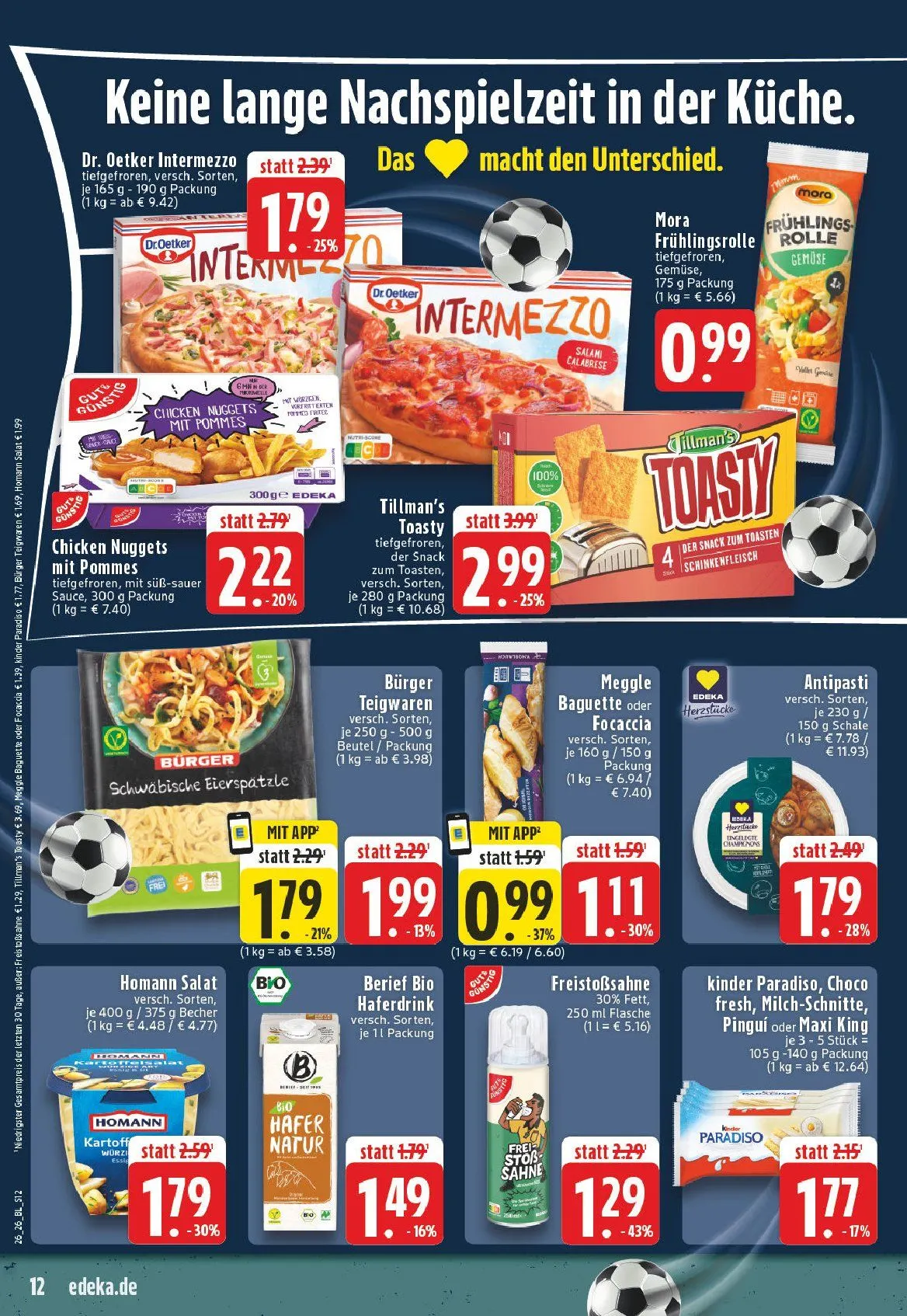 Edeka Angebote von 22. Juni bis 27. Juni 2026 - Prospekt seite 12