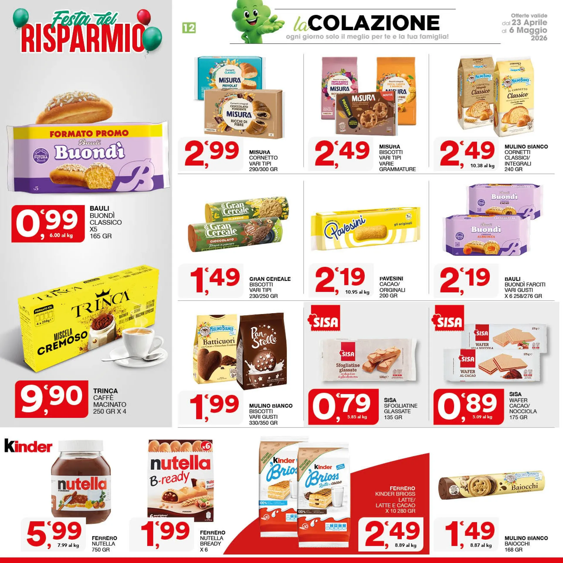 Sisa Volantino da 23 aprile a 6 maggio di 2026 - Pagina del volantino 12
