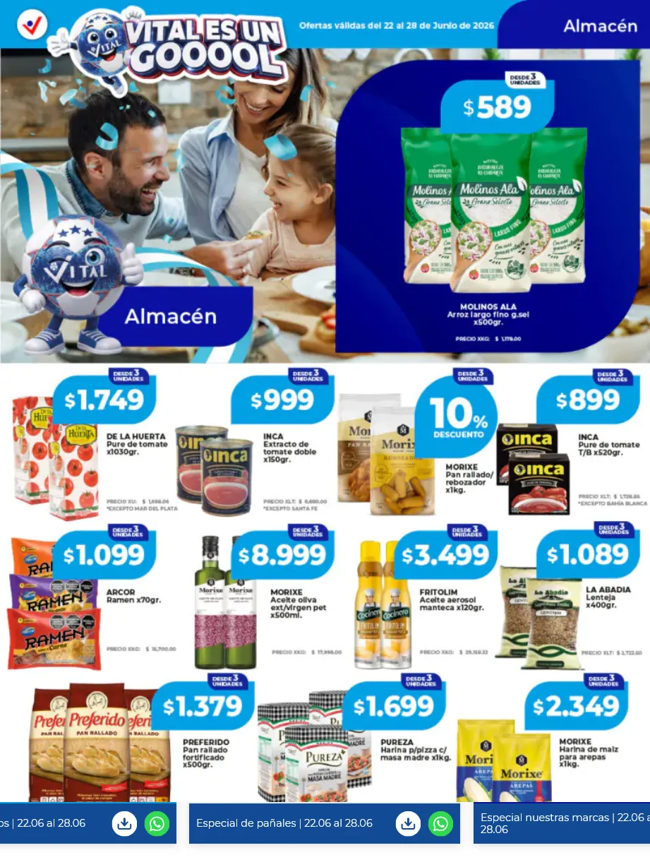 Ofertas de Vital Ofertas 22 de junio al 28 de junio 2026 - Página 12 del catálogo