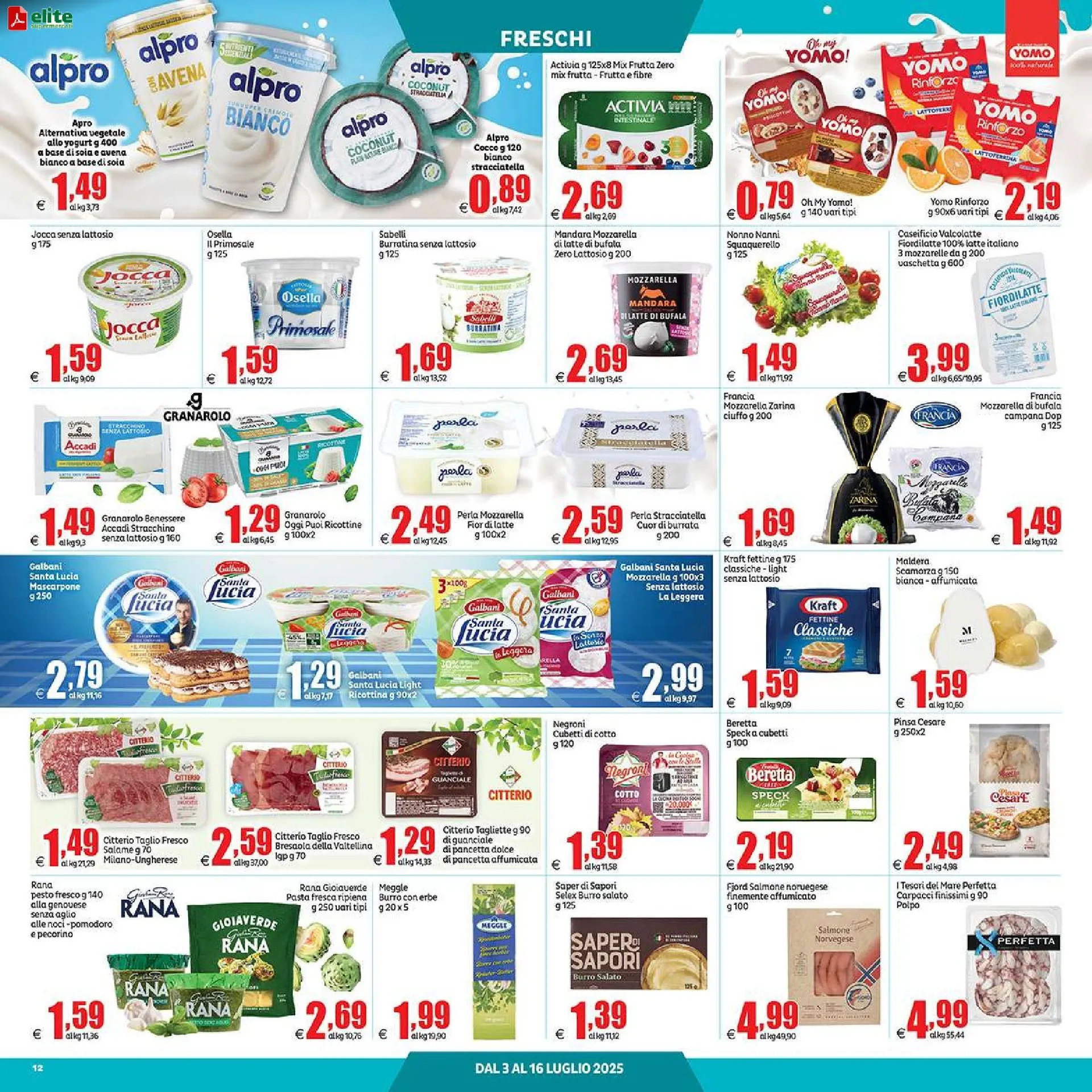 Volantini Elite Supermercati da 3 luglio a 16 luglio di 2025 - Pagina del volantino 12