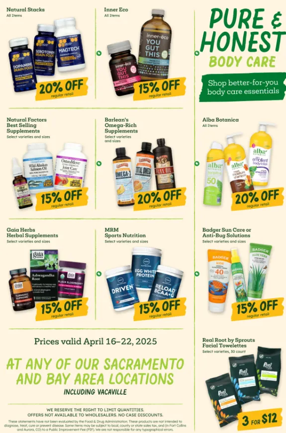 Weekly ad Sprouts Deals from April 16 to April 22 2025 - Page 11
