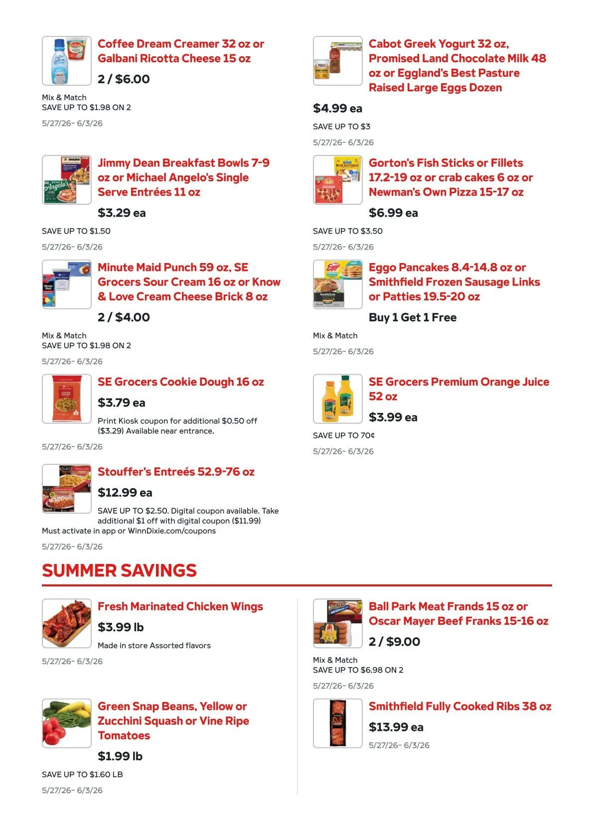 Weekly ad  Winn Dixie Sales from May 27 to June 2 2026 - Page 12