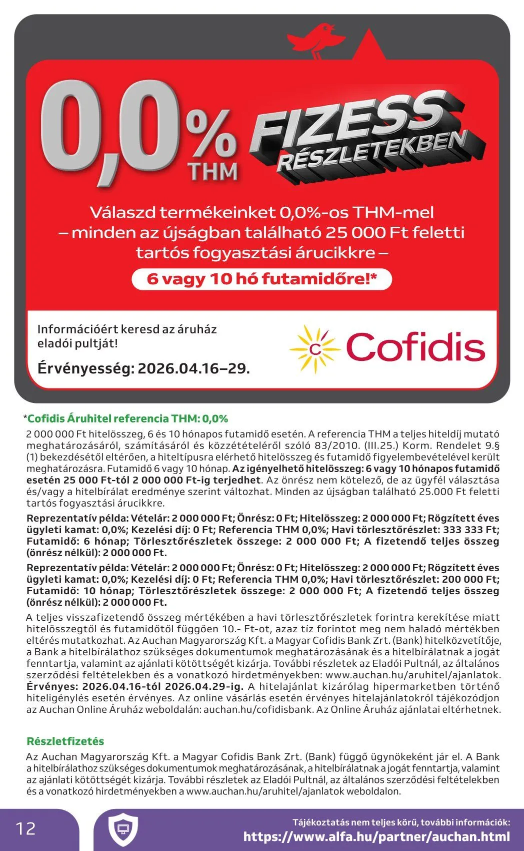 Katalógus  Auchan április 16.-tól április 29.-ig 2026. - Oldal 12