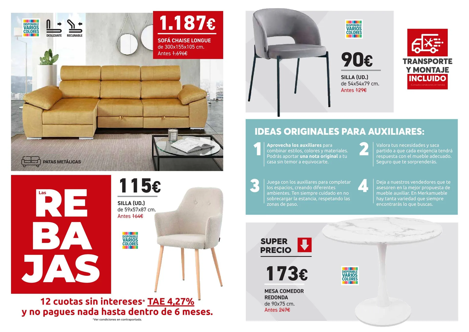 Catálogo de Merkamueble Ofertas 9 de abril al 19 de abril 2026 - Página 12