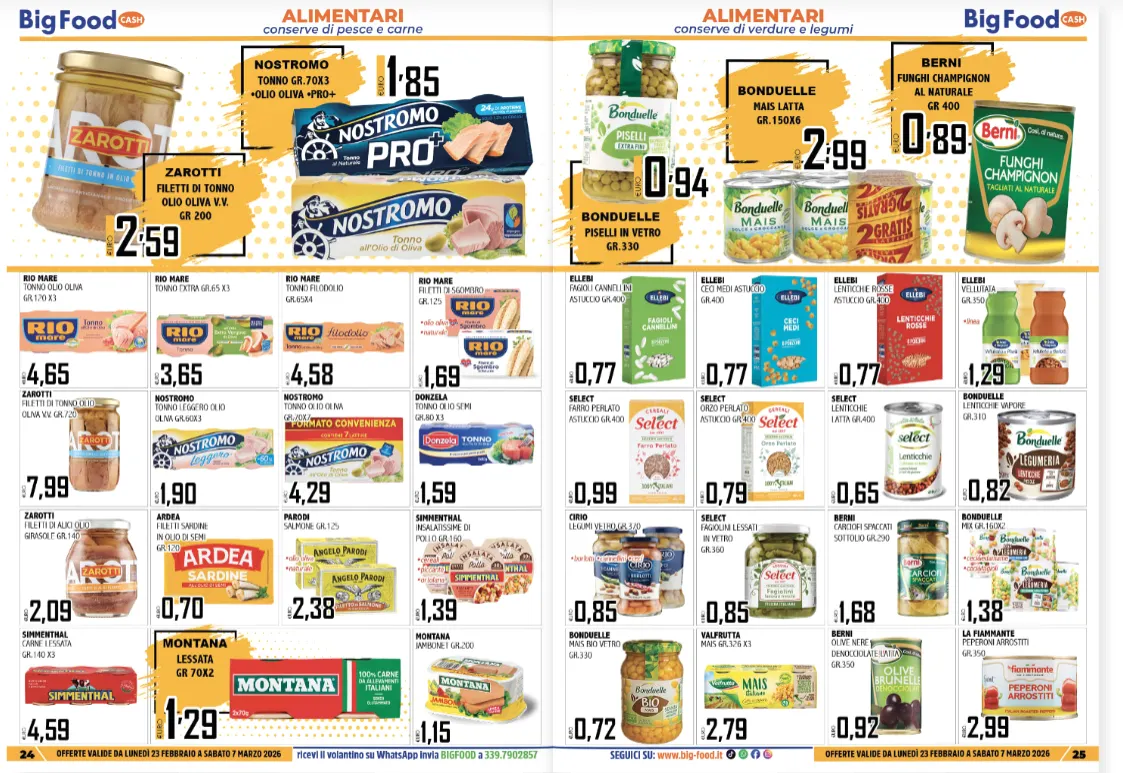Volantini Big Food Cash da 23 febbraio a 7 marzo di 2026 - Pagina del volantino 12