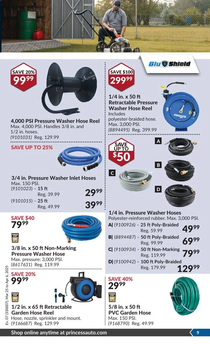 Princess Auto Sales from March 25 to April 6 2025 - flyer page 12