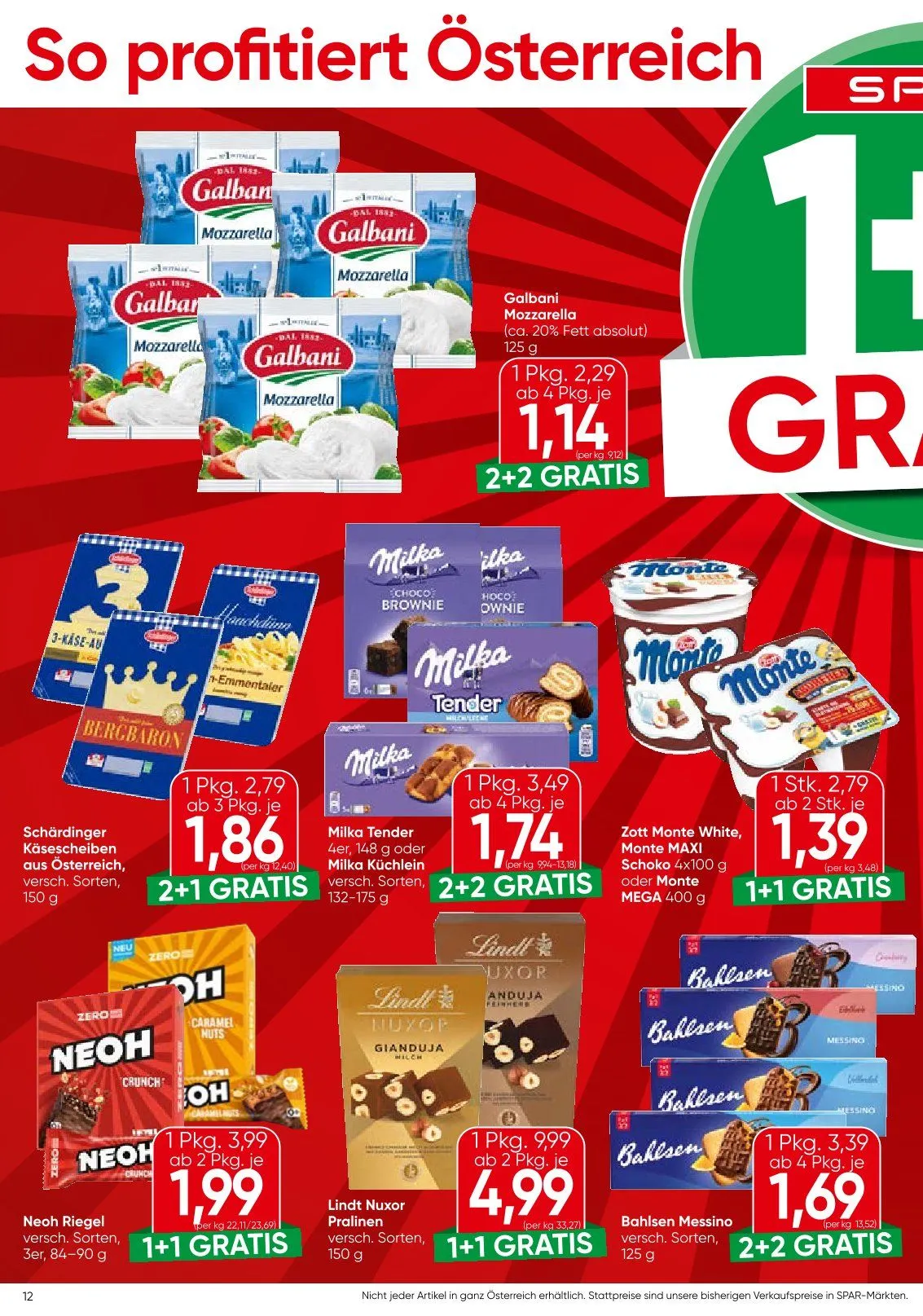  SPAR Prospekte von 21. Mai bis 2. Juni 2026 - Flugblätt seite  12