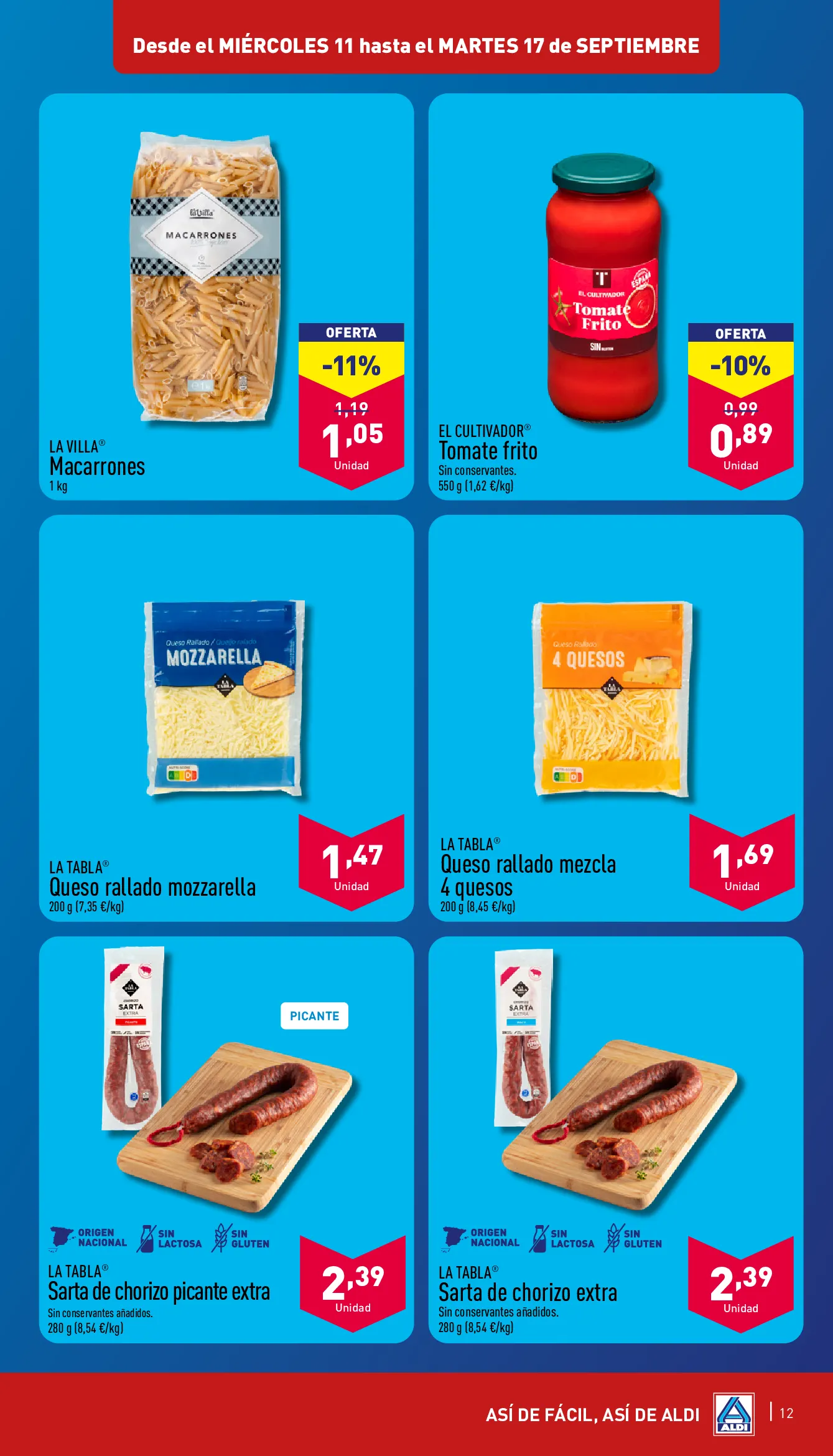 Catálogo de Aldi Ofertas 11 de septiembre al 17 de septiembre 2024 - Página 12