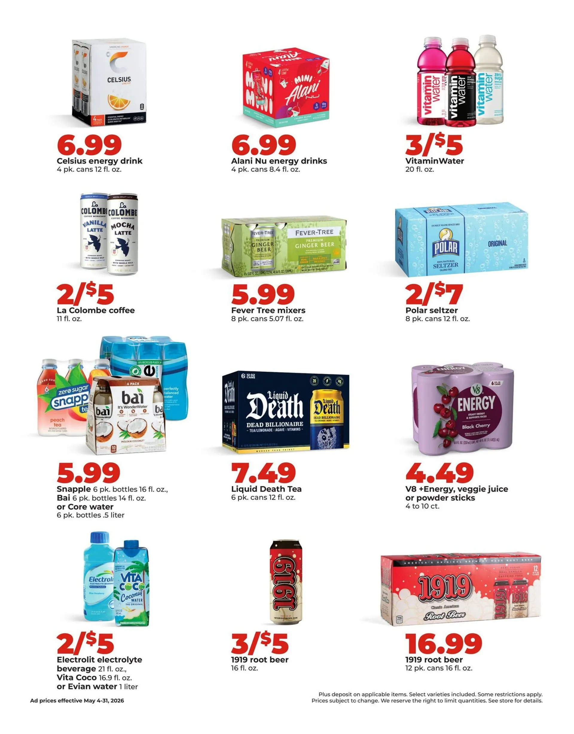 Weekly promotion HyVee weekly ads spanning from May 4 to May 31 2026 - Page 12 for Catalogue 365