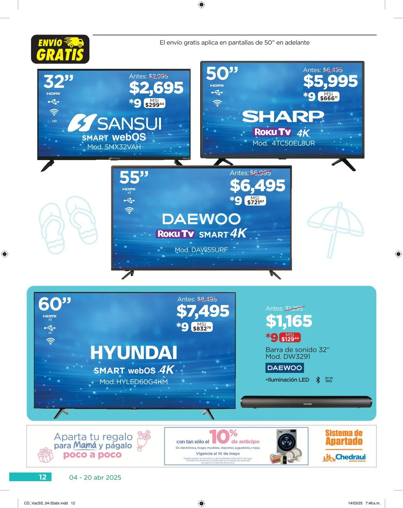 Catálogo de Chedraui Ofertas 8 de abril al 20 de abril 2025 - Pagina 12