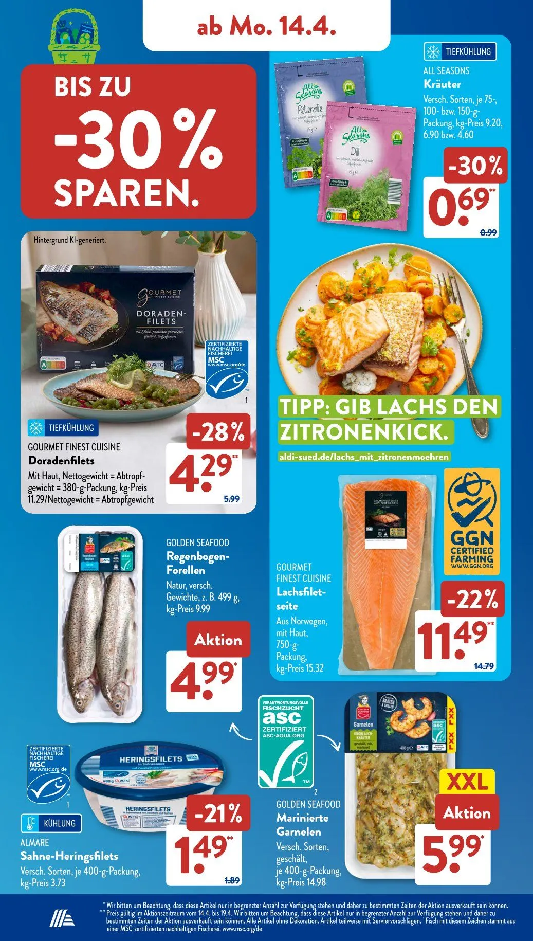 ALDI SÜD Angebote von 14. April bis 19. April 2025 - Prospekt seite 12