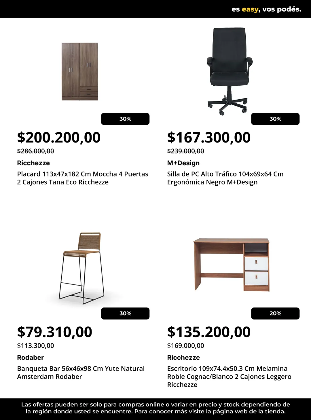 Ofertas de  Easy Ofertas 14 de abril al 3 de mayo 2026 - Página 12 del catálogo