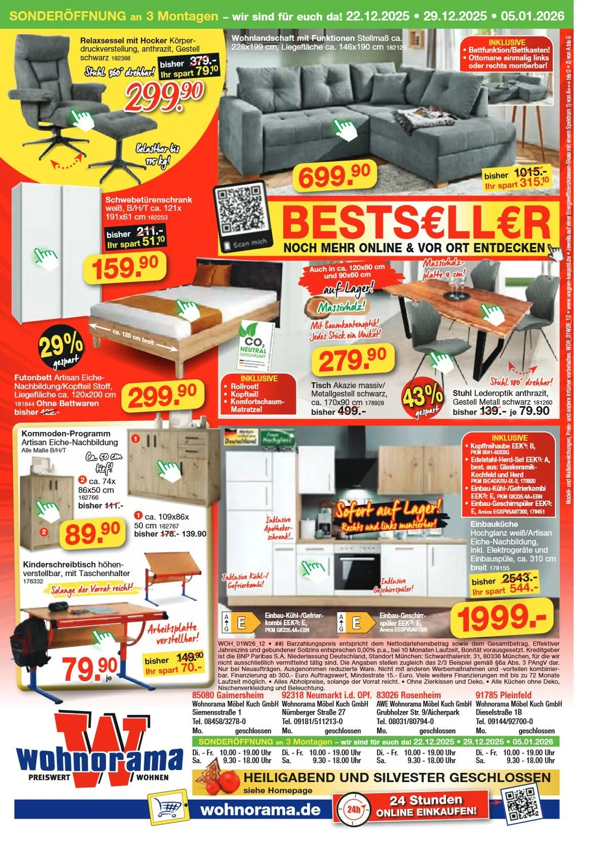 Wohnorama Angebote von 26. Dezember bis 23. Januar 2026 - Prospekt seite 12