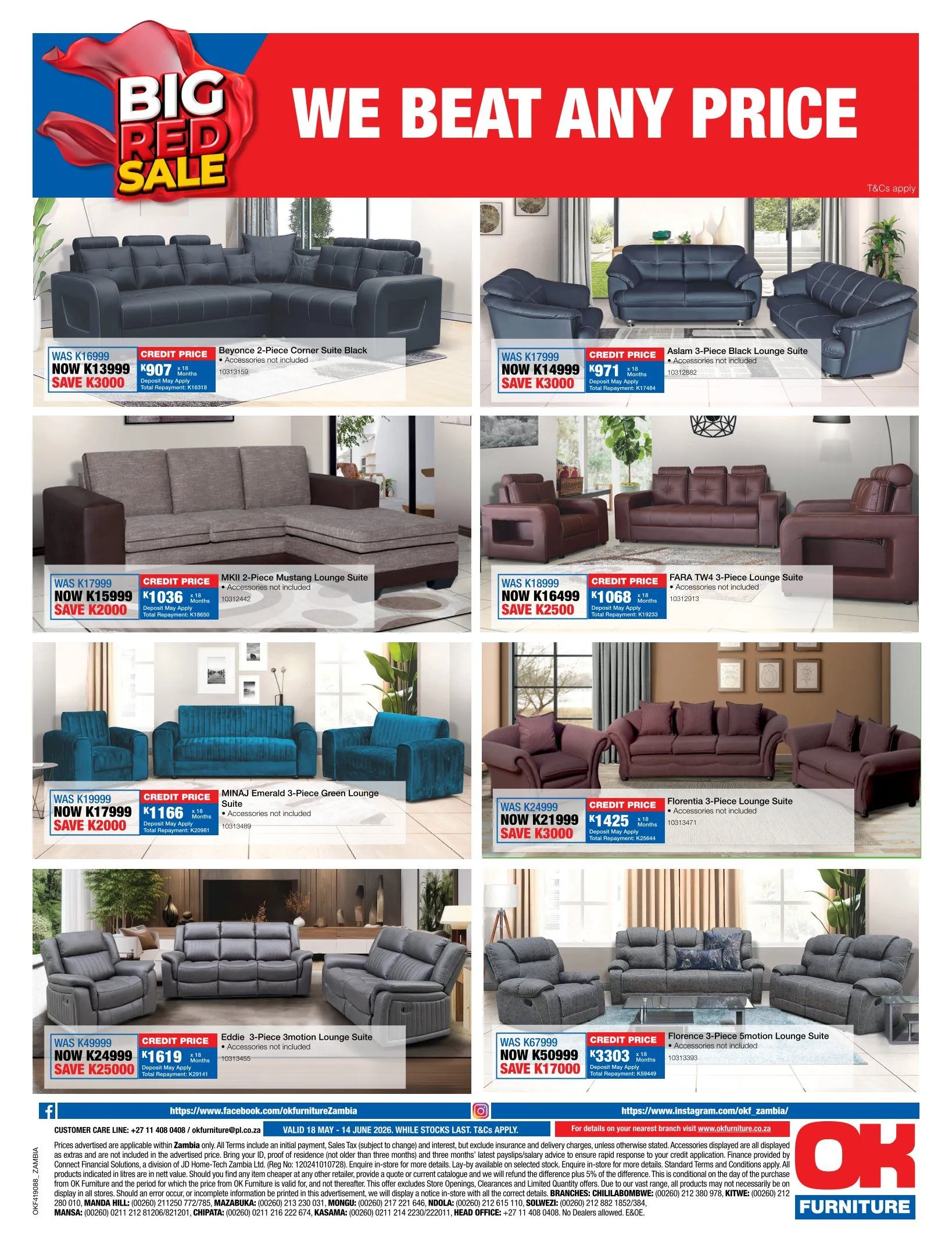 OK Furniture Sales from 18 May to 17 June 2026 - Catalogue Page 12